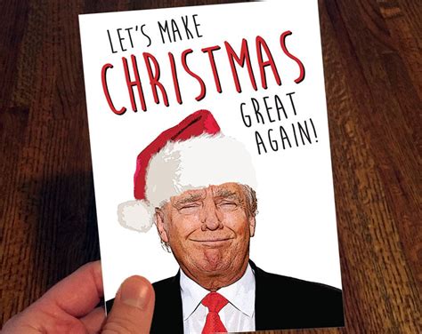 Donald Trump Christmas Card Let S Make Christmas Great Again