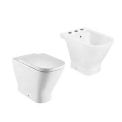 Combo The Gap Inodoro Corto Asiento Bidet Accesaniga