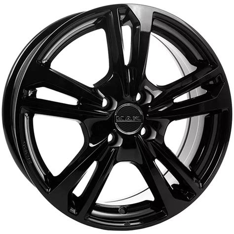 CERCHIO IN LEGA Mak Emblema Per Suzuki Wagon R 6X15 4X100 Gloss Black