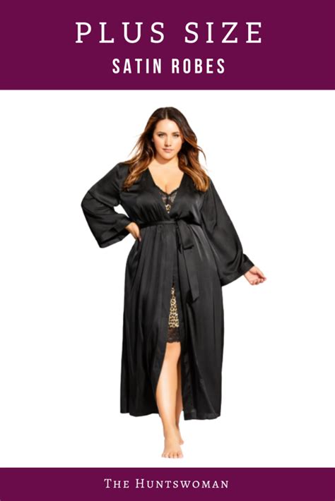 13 Plus Size Satin Robes Where To Shop The Huntswoman