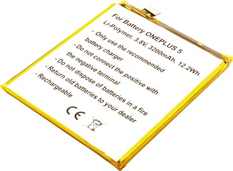 AKKU 13350: Smartphone battery for ONEPLUS 5, Li-Po, 3200 mAh at ...