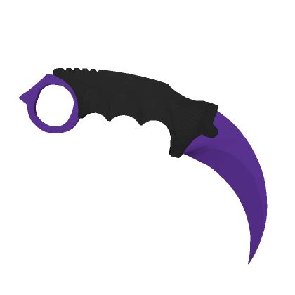 Purple Karambit Roblox Item Rolimon S