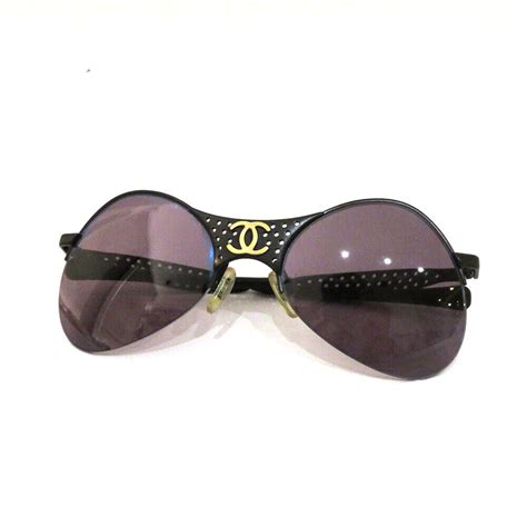 CHANEL Sunglasses Coco Mark Center Logo Punch Design … - Gem