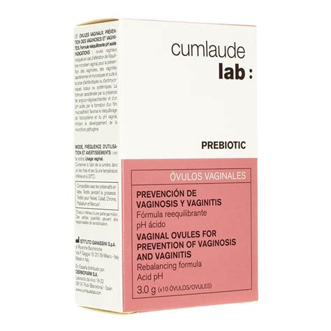 Cumlaude Lab Prebiotic 10 Óvulos Vaginales meetbodycare