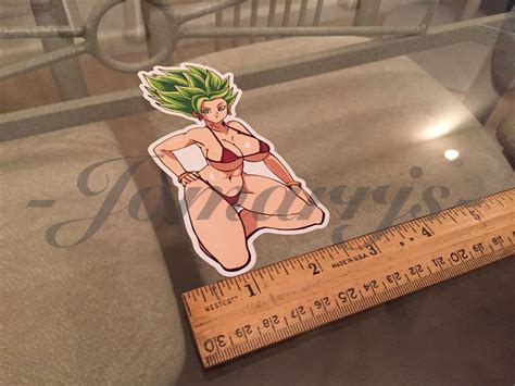 Dragon Ball Z Anime Kefla Bikini Sun Fun Sticker Decal Vinyl DBZ