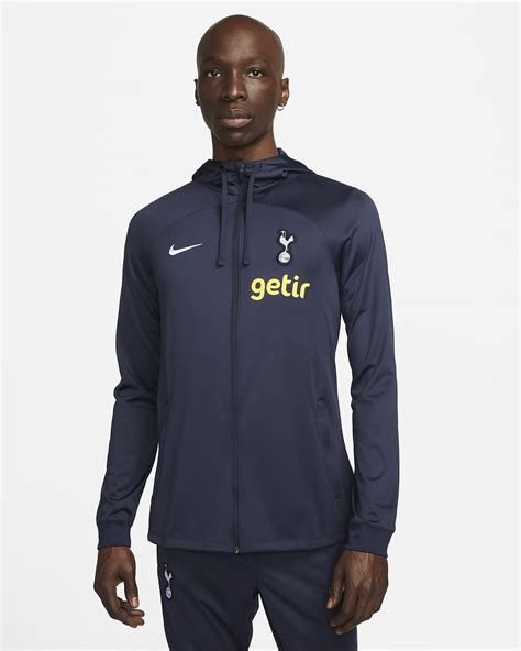 Tottenham Hotspur Strike Nike Dri Fit Fu Ball Track Jacket Mit Kapuze