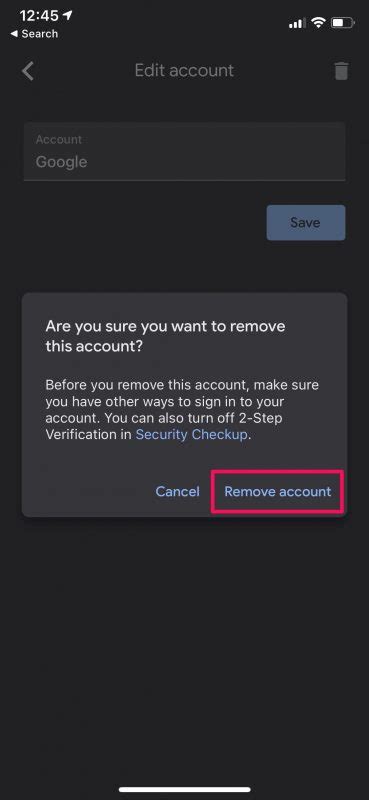 How To Remove Old Accounts From Google Authenticator On IPhone