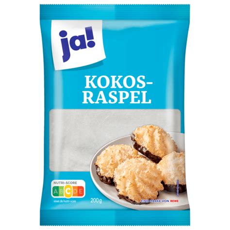 Ja Kokosraspeln 200g Bei Rewe Online Bestellen