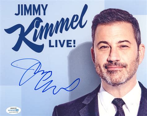 Jimmy Kimmel Signed 8x10 Photo Tv Talk Show Host Autographed Acoa Zobie Productions