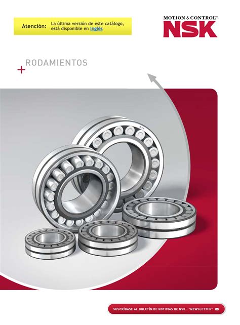 CATALOGO DE RODAMIENTOS NSK PDF