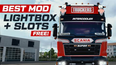 Free Lightbox With Slots For Scania Topline Rjl Scania T Liner Man