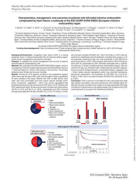 PDF Characteristics Management And Outcomes Of Patients With Left