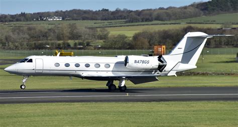 N Gs L Communications Gulfstream Iv N Gs Prestwick Ai Flickr