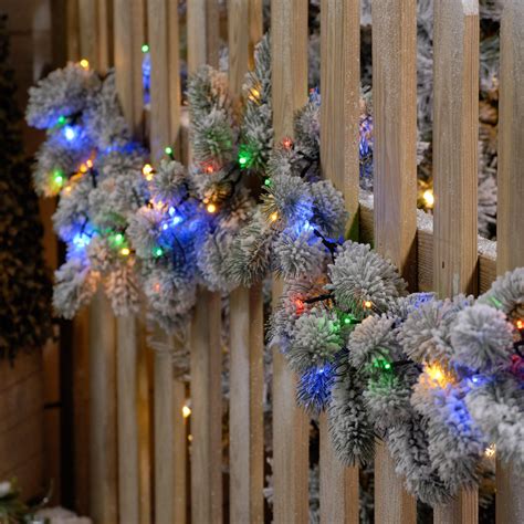 Festive Indoor & Outdoor 5ft Christmas Tree Sparkle Lights 520 Multi ...