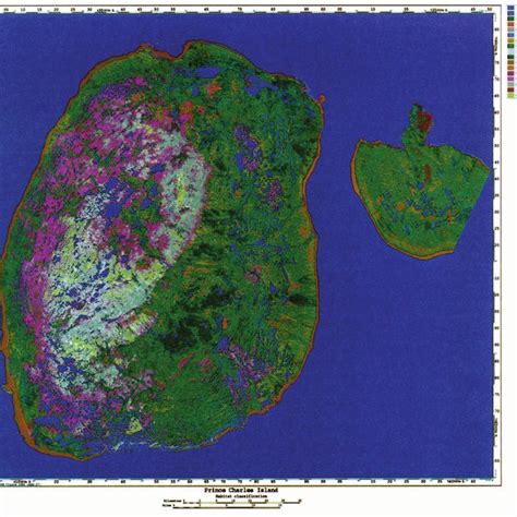 Map Of Prince Charles Island Showing Location Of Study Areas