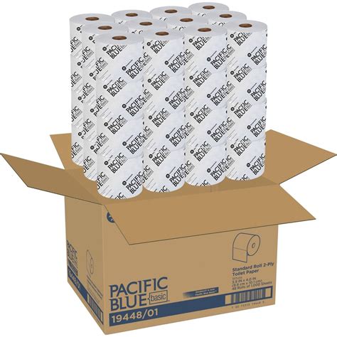 Pacific Blue Basic Standard Roll Toilet Paper Toilet Paper Georgia