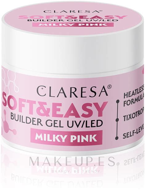 Claresa Soft Easy Builder Gel UV LED Milky Pink Gel Para