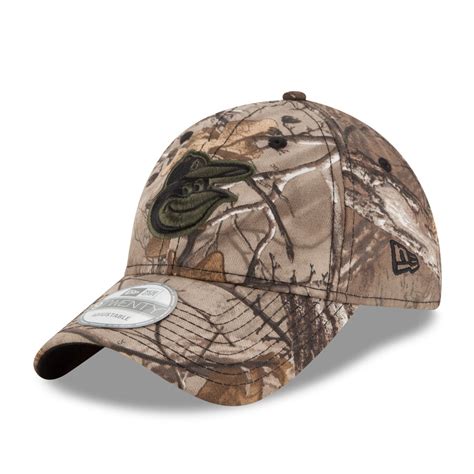 New Era Baltimore Orioles Realtree Camo Trucker 9twenty Adjustable Hat