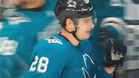 Timo Meier Is The Fist Person In Sharks History To Score Five Goals In A Game Against Lasharks