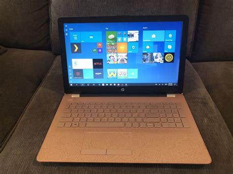 Hp Pink Rose Gold Laptop 15” Touchscreen Limited Edition Like New For Sale In La Vergne Tn