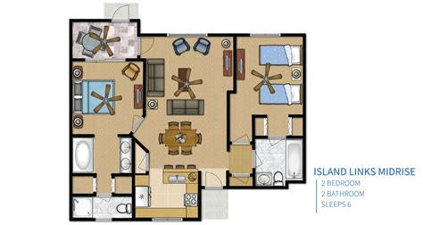 Island Links Resort Floor Plans Created By Palmera Vacation Club