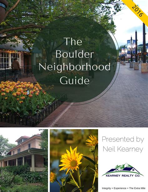 Boulder Neighborhoods - Guide for 2016 - Boulder Real Estate - Neil Kearney