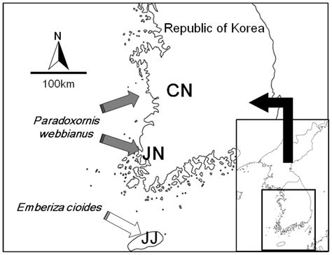 Location of study sites and the main hosts of the common cuckoos ...