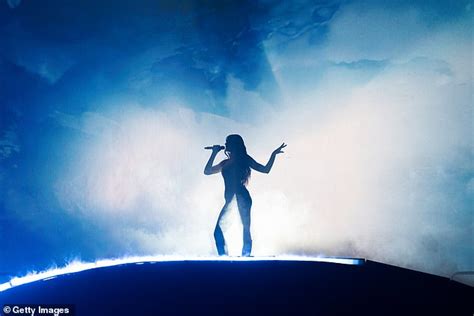 Dua Lipa Puts On A Leggy Display In A Nude Corseted Bodysuit As She Kicks Off Her New Zealand