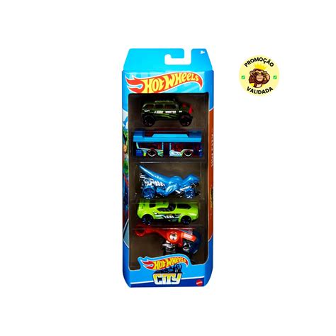 Promoção Pacote Carros Sortidos Hot Wheels Mattel Desconto