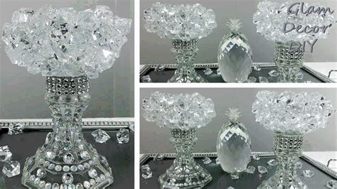 Dollar Tree DIY Glam Bling Crystal Candle Holders YouTube