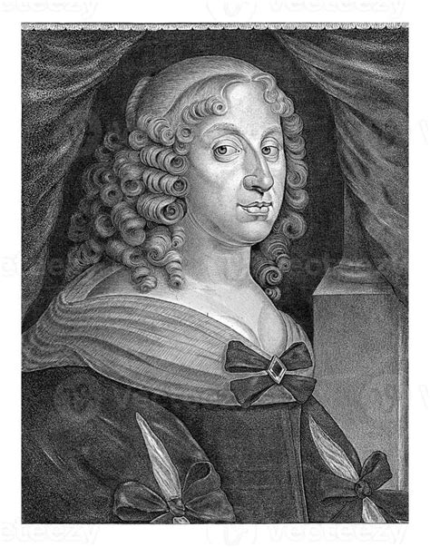 Portrait Of Christina Queen Of Sweden Jan Van De Velde Iv After