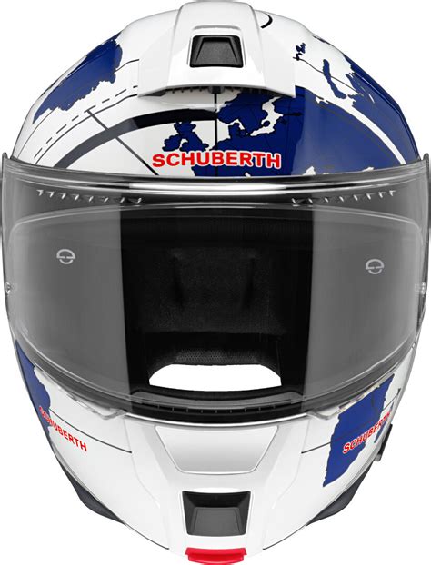 Schuberth C Globe Blue White Helmet