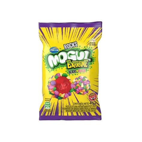 Gomitas Mogul Extreme Rocks Caja X Paquetes Sin Tacc