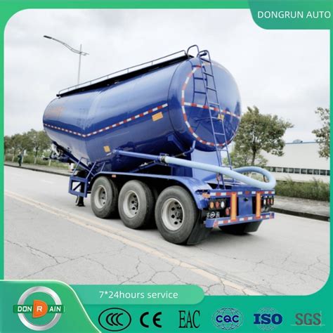 Factory V Shape 3axles 30 40 50 Cbm Powder Tanker Bulk Cement Tank