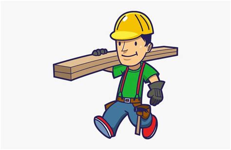 Builders At Work Clipart Construction Worker Building