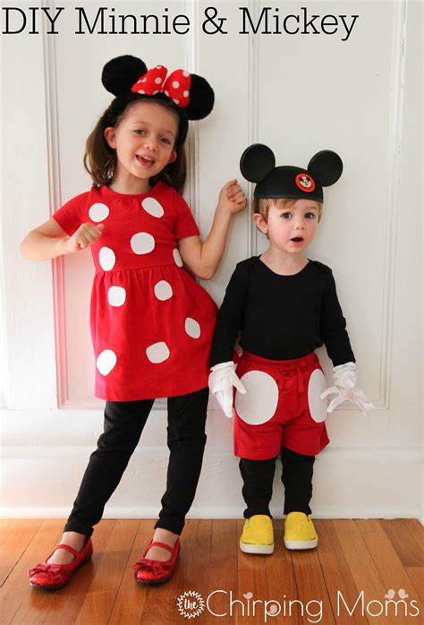 diy-minnie-mouse-mickey-mouse-costume-2 - The Chirping Moms