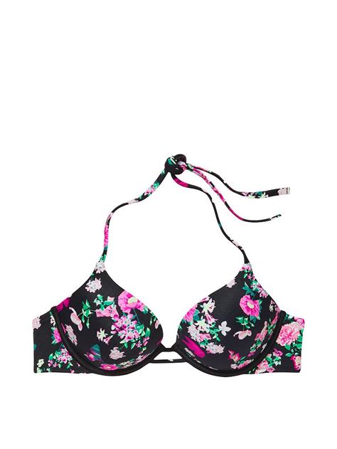 Bombshell Beden Büyük Gösteren Push Up Bikini Üstü