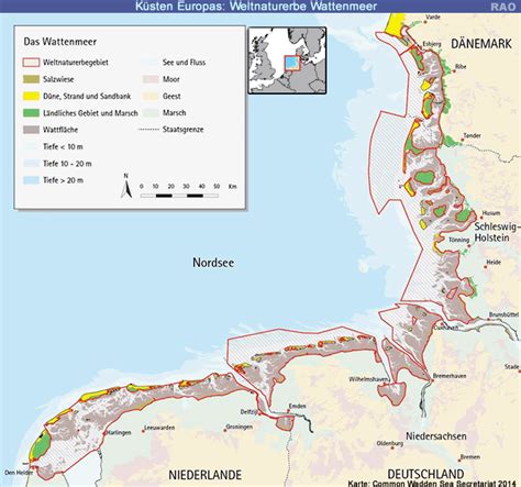 Raonline Edu Biologie K Sten Europa Nordsee Weltnaturerbe Wattenmeer