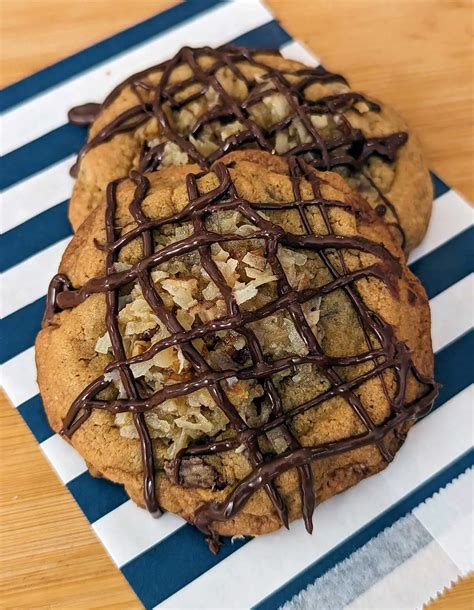 Giant German Chocolate Chip Cookies Cookie Madness