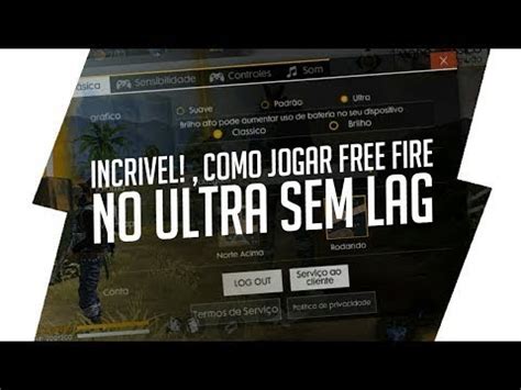 Como Jogar Free Fire No Ultra Sem Travar Em Qualquer Celular Youtube