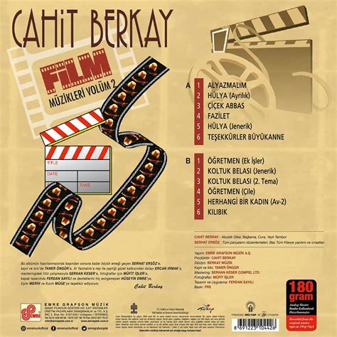 Cahit Berkay Film M Zikleri Plak Gold Plak