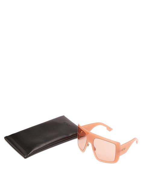 Dior Diorsolight1 Oversized Acetate Sunglasses In Pink Lyst