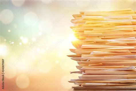 documents accounting assessment assignment background stock photo
