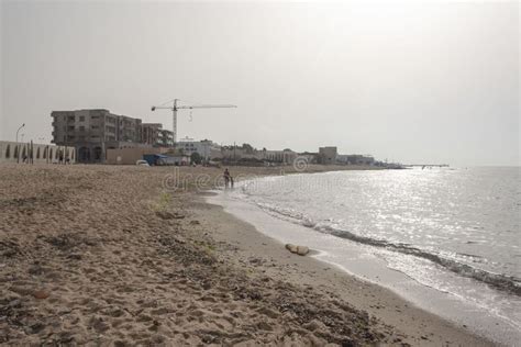 Beach and Sea in Nabeul Tunisia Stock Image - Image of umbrellas, chair ...