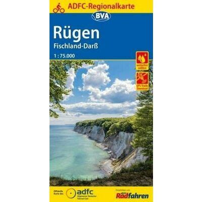 BVA ADFC Fietskaart Rügen Fischland Darss Zwerfkei nl