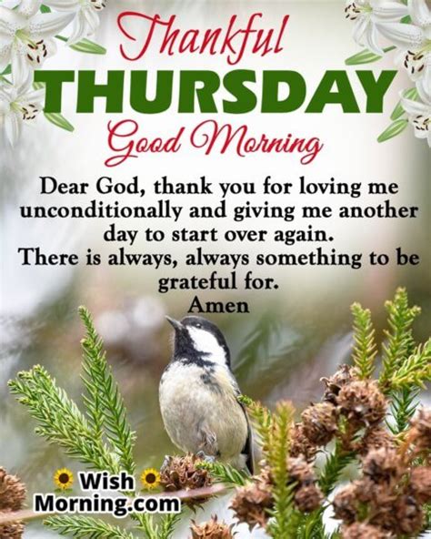 Thankful Thursday Quotes Wishes Wish Morning