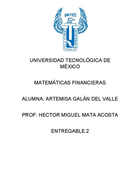 Entregable 2 MAT Ejercicios De Matematicas Ap A Los Negocios