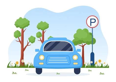 Car Parking Vector Art, Icons, and Graphics for Free Download