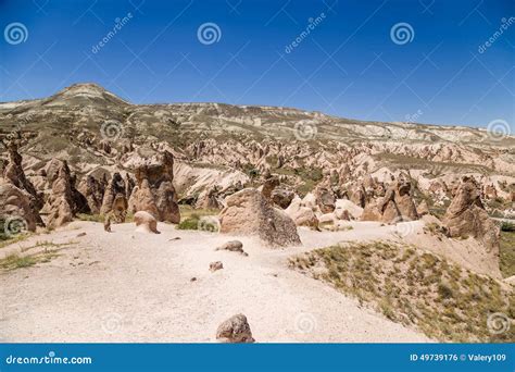 Cappadocia Turquía Paisaje Hermoso De La Montaña Del Valle De Devrent