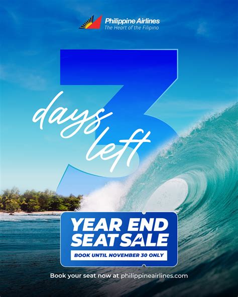 PAL's Year End Seat Sale ending is... - Philippine Airlines | Facebook